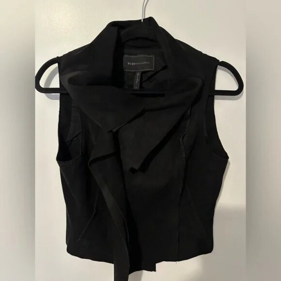 BCBGMAXAZRIA Fabian Faux Suede Vest (size S) - Picture 2 of 9